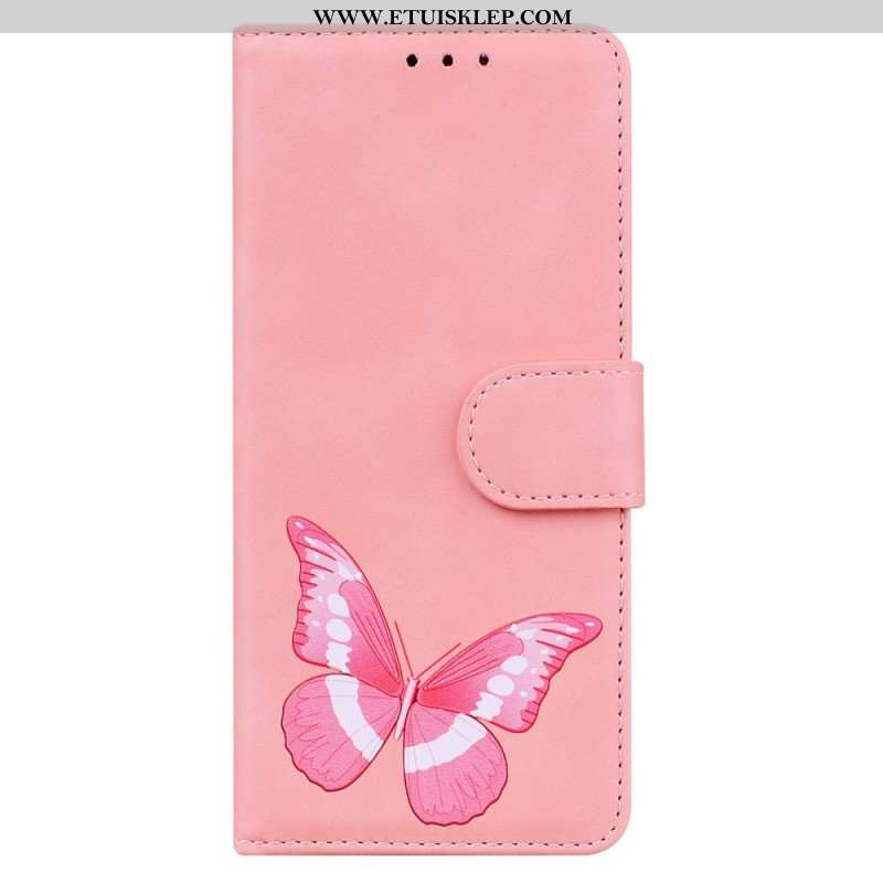 Etui Folio do OnePlus Nord CE 2 5G Dyskretny Motyl
